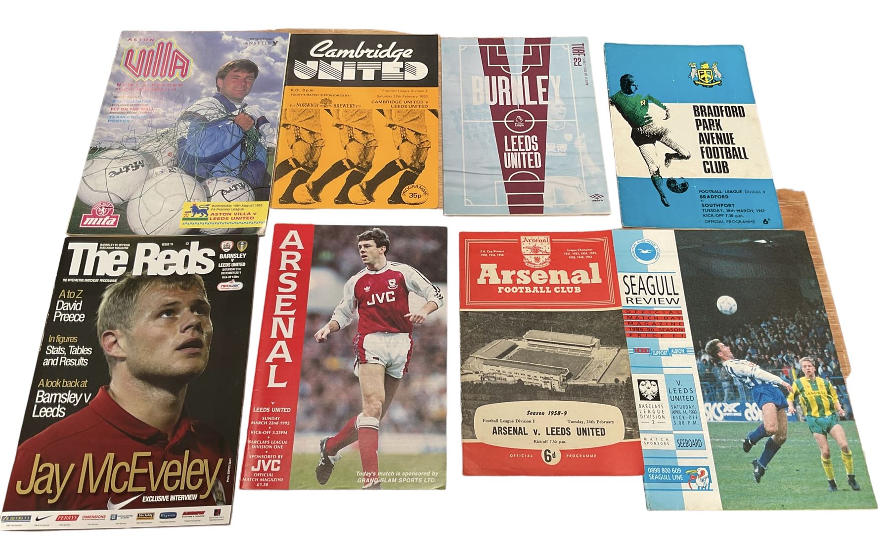 Leeds United football club - approximately four-hundred away game programmes including - Image 5 of 5