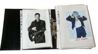 Approximately three-hundred celebrity autographs and signatures