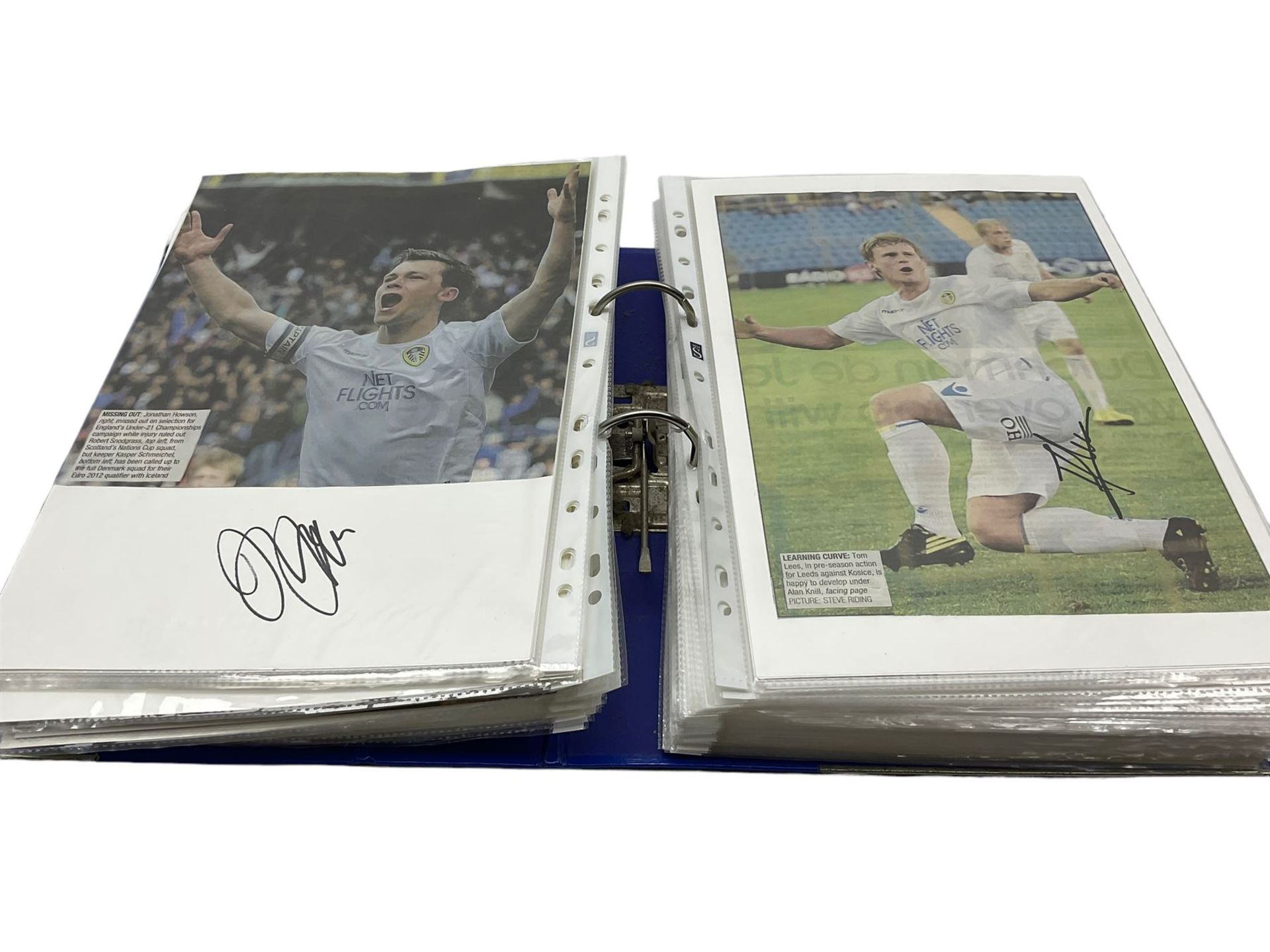 Leeds United football club - various autographs and signatures including Luciano Becchio - Image 5 of 10