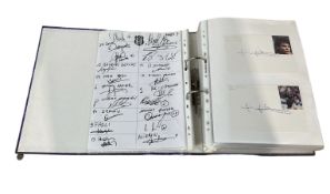 Mostly International footballing autographs and signatures