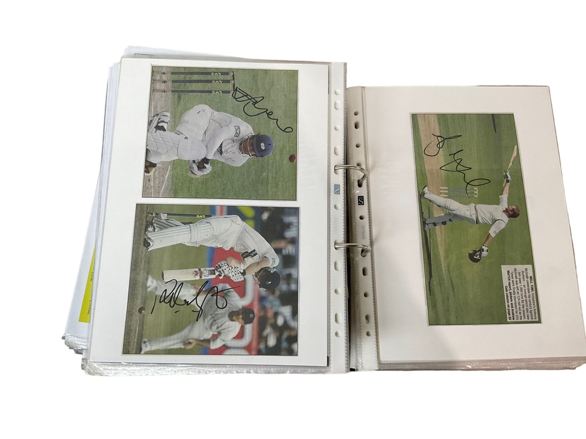 Yorkshire Cricket - various autographs and signatures including Jason Gillespie - Image 11 of 12
