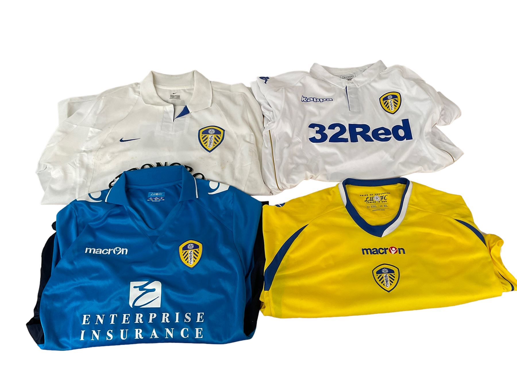 Leeds United football club - twenty-four replica shirts including home and away - Image 2 of 7