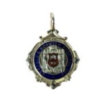 9ct gold and enamel medal Norfolk & Norwich Hospital cup awarded to George Ainsley