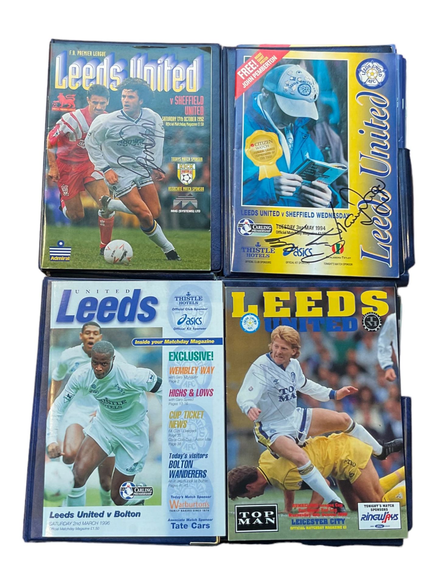 Leeds United football club - over three-hundred home game programmes including - Image 2 of 3