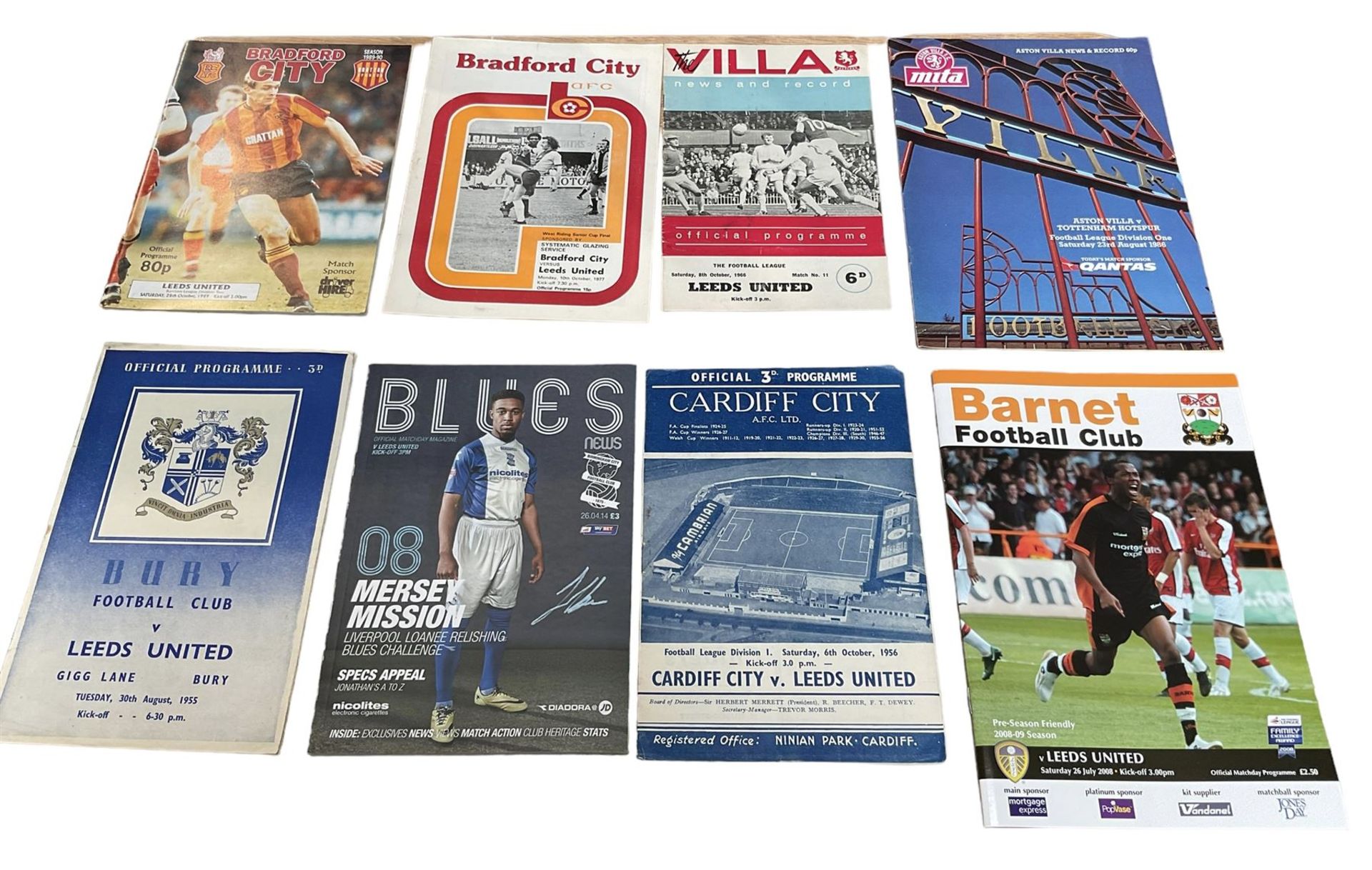 Leeds United football club - approximately four-hundred away game programmes including - Image 4 of 5