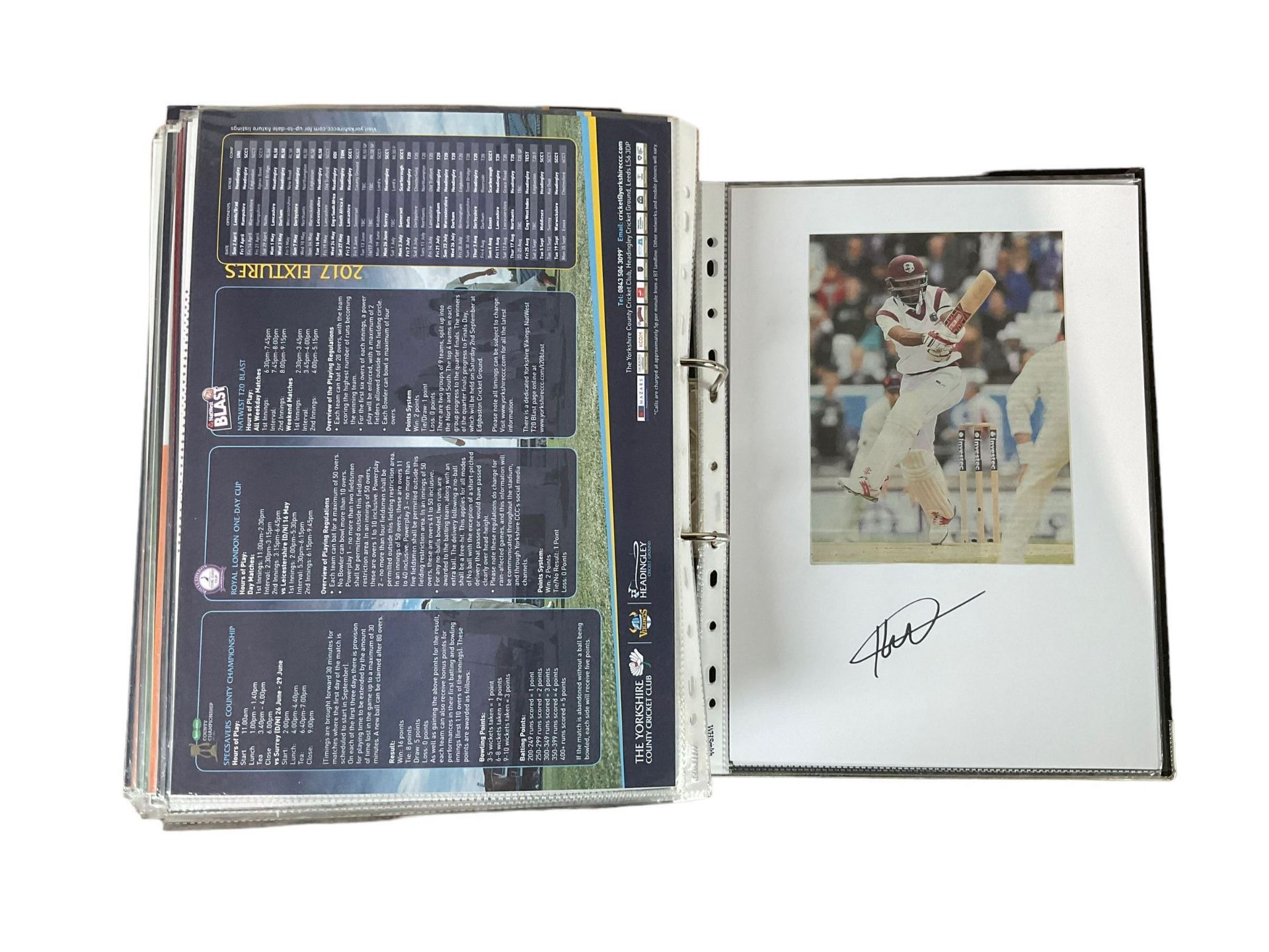 Yorkshire Cricket - various autographs and signatures including Adil Rashid - Image 13 of 14