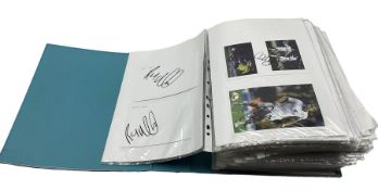 Leeds United football club - various autographs and signatures including Adrian Balboa