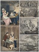 William Hogarth (British 1697-1764): 'Frontispiece and its Explanation (for Samuel Butler's Hudibras