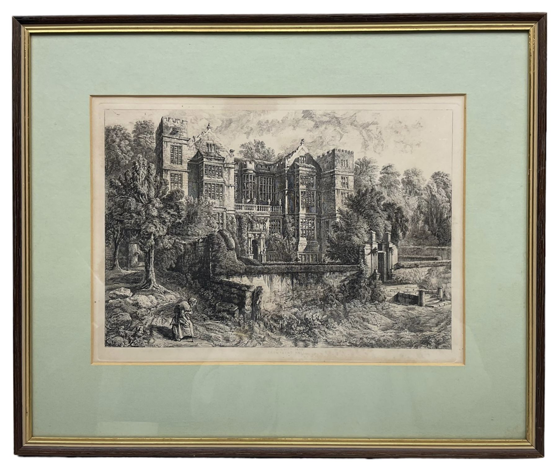 George Cuitt Jnr. (British 1779-1854): 'Fountains Hall' 'Bolton Abbey - West End' 'Kirkstall Abbey - - Image 2 of 6
