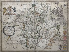 Philip Lea (British fl.1683-1700) and Christopher Saxton (British c1540-c 1610): 'Worcestershire and