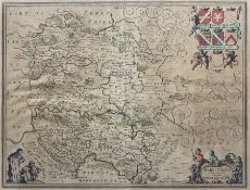 Jan Jansson (Dutch 1588-1664): 'Herefordia Comitatus Vernacule - Herefordshire'