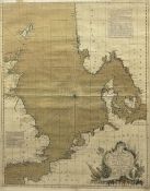 Thomas Kitchin (British 1719-1784): 'Chart of the German Ocean