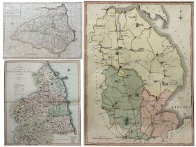 Collection of 18th and 19th century engraved maps of Nottinghamshire