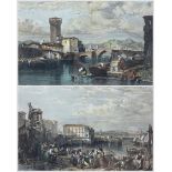 James Baylis Allen (British 1803-1876) after William Leighton Leitch (British 1804-1883): 'Naples' a