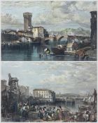James Baylis Allen (British 1803-1876) after William Leighton Leitch (British 1804-1883): 'Naples' a
