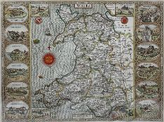 John Speed (British 1552-1629): 'North Wales'