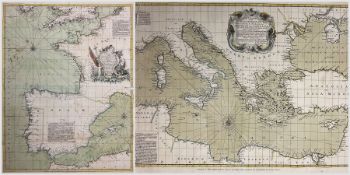 Thomas Kitchin (British 1719-1784): 'A Chart of the English Channel