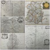 Robert Morden (British c.1650-1703): 'Comitatus Rotelandiae tabula Nova & Aucta' (Rutland) 'Shropshi