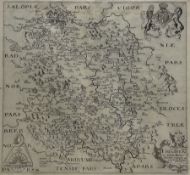 William Hole (British ?-1624) and Christopher Saxton (British c1540-c 1610): 'Frugiferi ac ameni Her