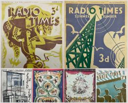 Bound volume of The Radio Times March 27th - June 19th 1925 (Volume VII Nos.18-91) and thirty seven