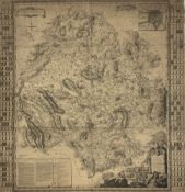 Isaac Taylor (British 1730-1807) and Thomas Kitchin (British 1719-1784): 'New Map of the County of H