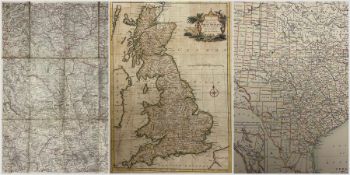 Thomas Bowen (Welsh 1733-1790): 'A New and Correct Map of Great Britain from the most accurate surv