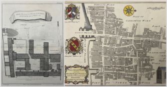 George Vertue (British 1684-1756): 'A Plan of the ground and buildings in the Strand called the Sav