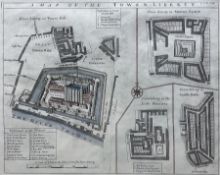 John Stow (British 1525-1605): 'A Map of the Tower Liberty'