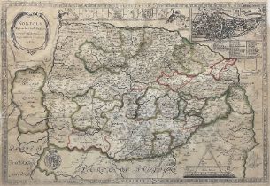 Philip Lea (British fl.1683-1700) and Christopher Saxton (British c1540-c 1610): 'Norfolk'