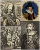 After Jacob Houbraken (Dutch 1698-1780): 'Sir Walter Raleigh'