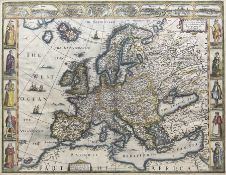 John Speed (British 1552-1629): 'Europ