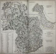 William Faden (British 1749-1836): 'Carte Generale des etats du Roi de Sardaigne' (Map of the posses