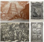 Antonio Tempesta (Italian 1555-1630): 'Daiv E Golia Triumphat' (David returning in triumph with the