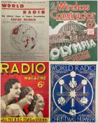 Radio Pictorial - seven copies from the 1930s including issue No.1