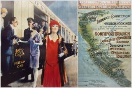 Rare prototype poster for the 'Centenaire de l'Orient Express'