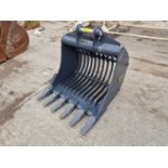Unused Strickland 36" Skeleton Bucket 50mm Pin to suit 6-8 Ton Excavator (Pin Centre 36cm, Dipper Wi