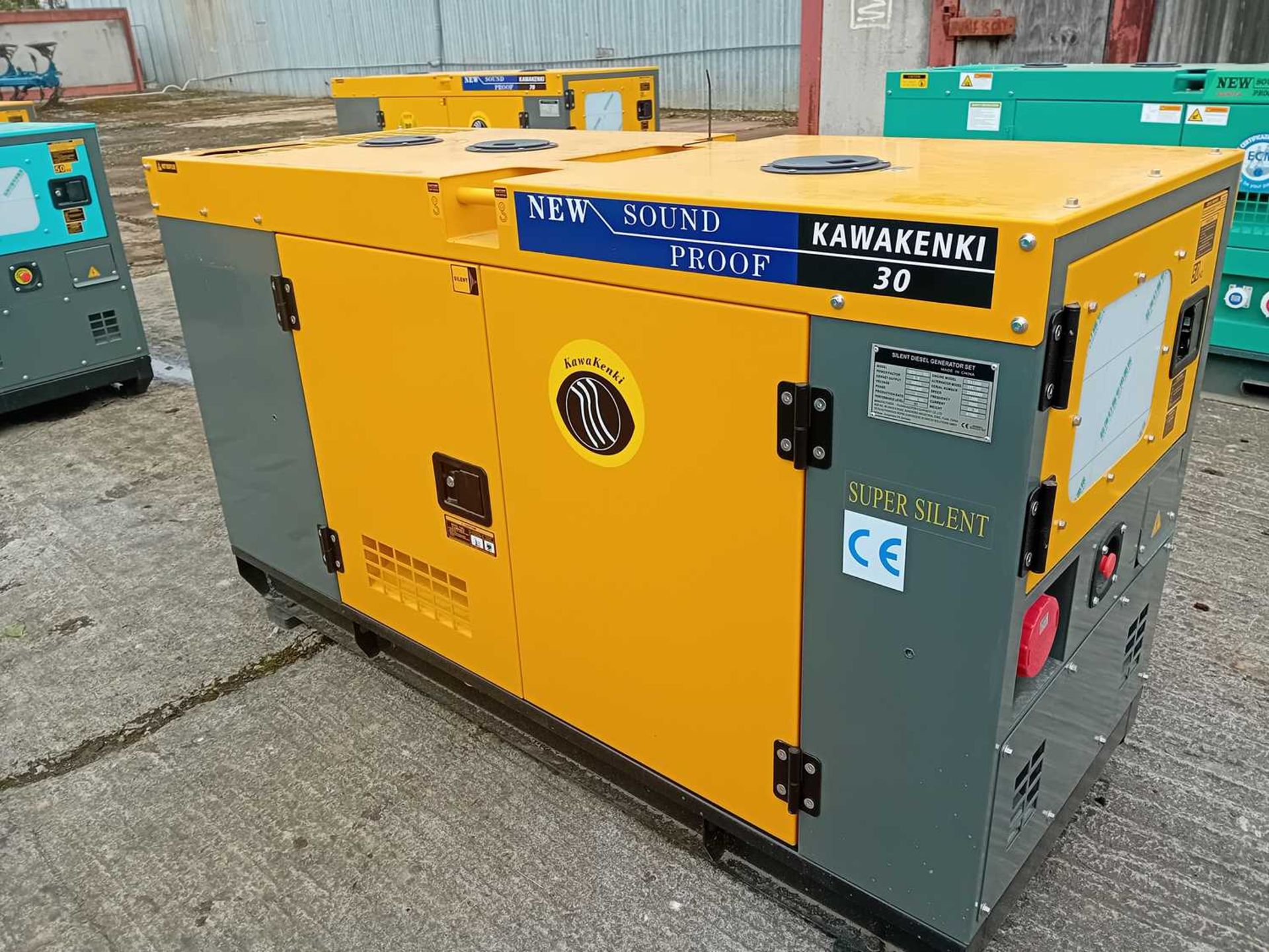 Unused 2023 Kawakenki KK30-III-SSS 30KvA Generator - Image 16 of 24