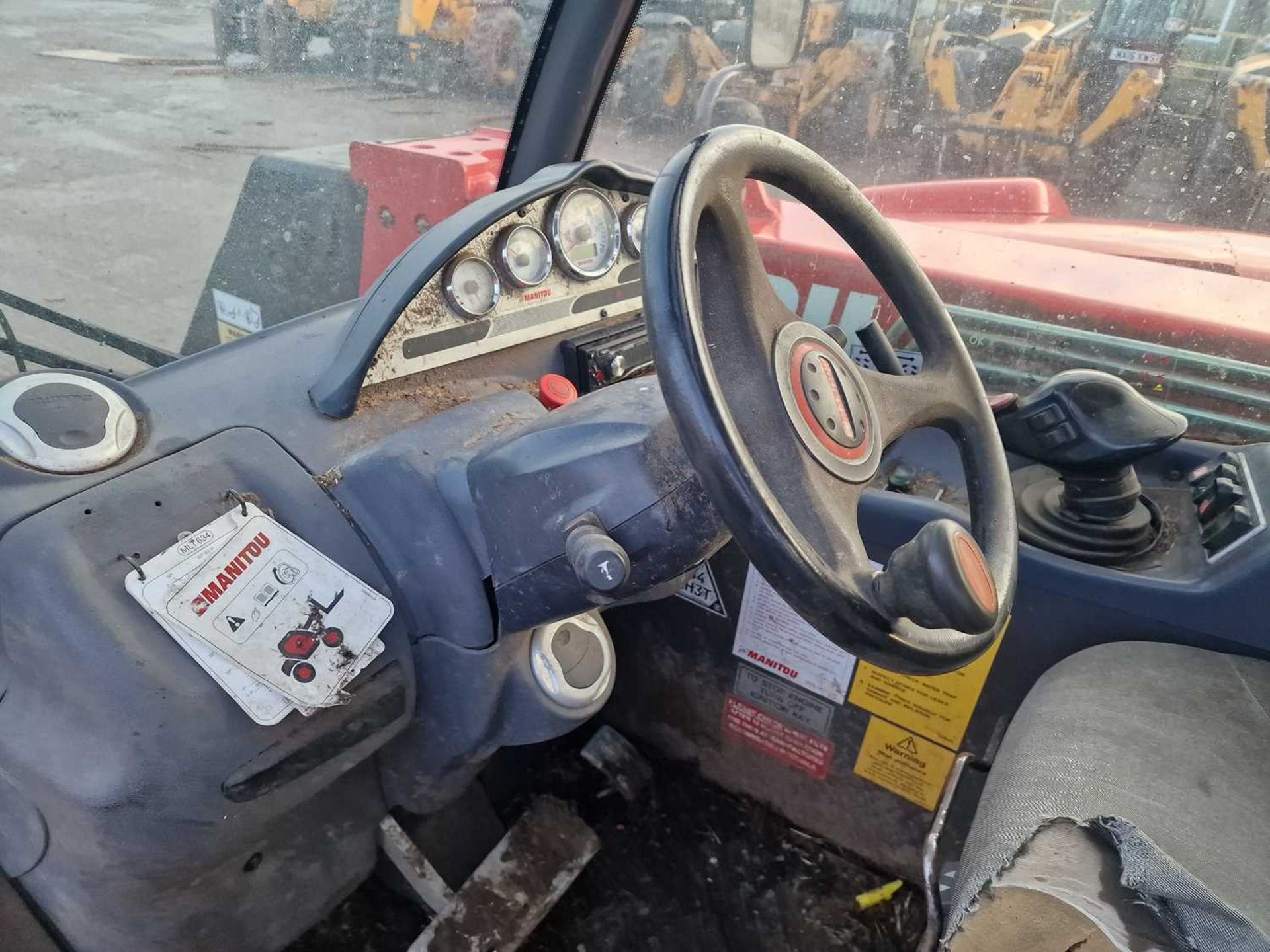 2013 Manitou MLT634-120LSU, Powershift Telehandler, Joystick Controls, PUH, Pin & Cone Head Stock, W - Image 19 of 22