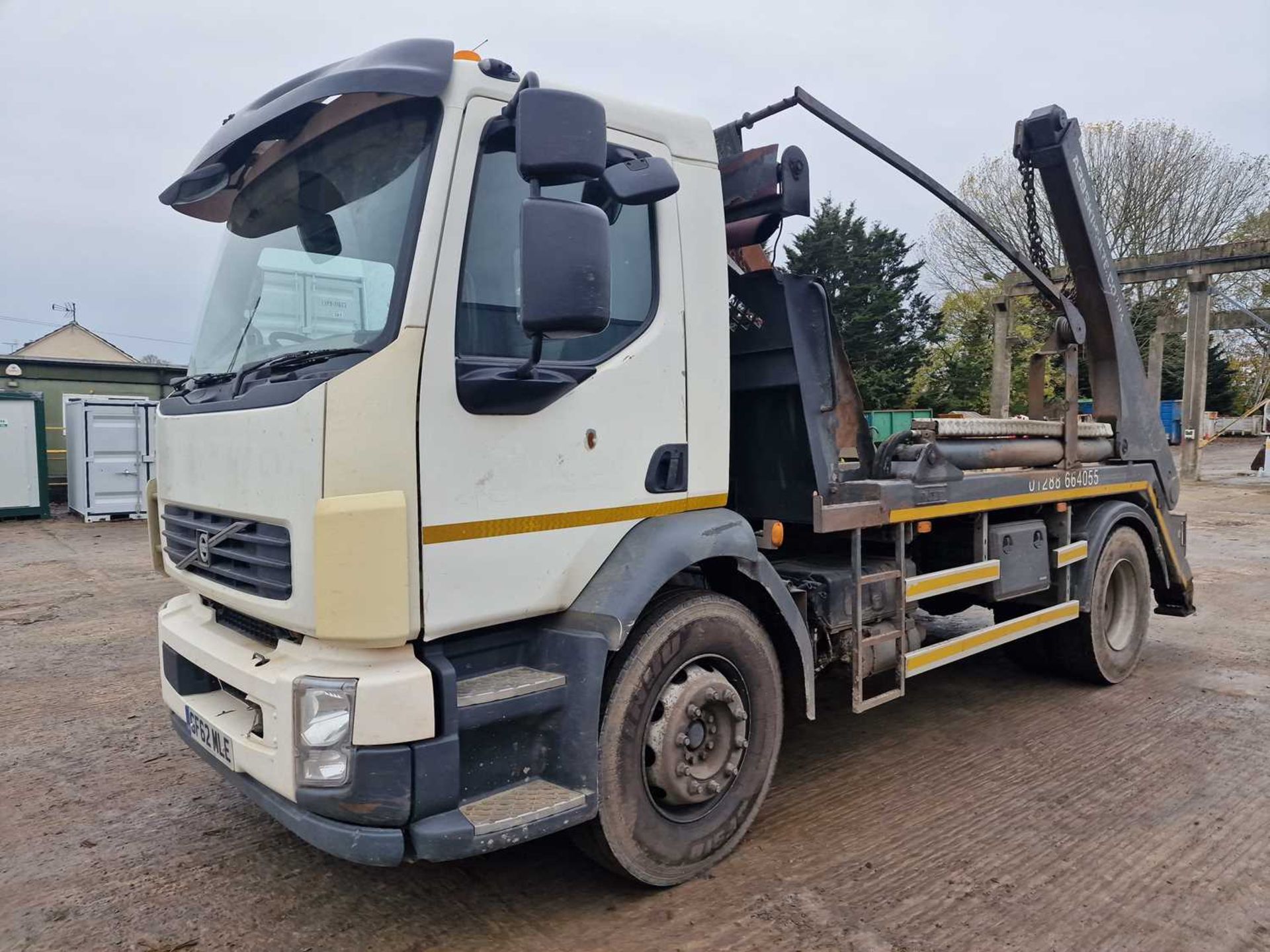 2012 Volvo FL 4x2 Skip Loader Lorry, Hyvalift Gear, Easy Sheet, WLI, Reverse Camera, Manual Gear Box - Image 24 of 46