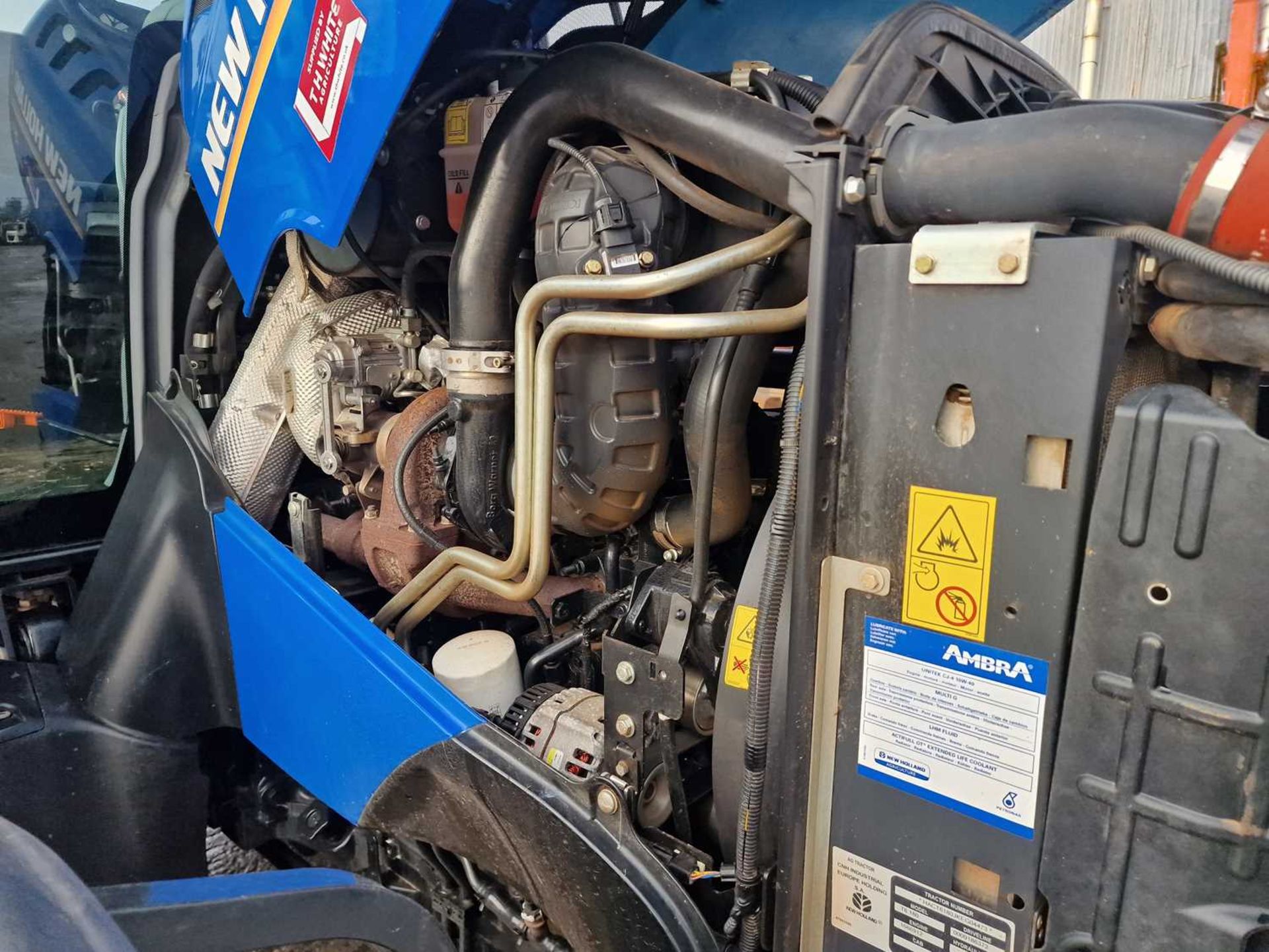 2019 New Holland T6.180 4WD Tractor, Cab Suspension, 3 Spool Valves, Push Out Hitch, A/C - Image 18 of 28