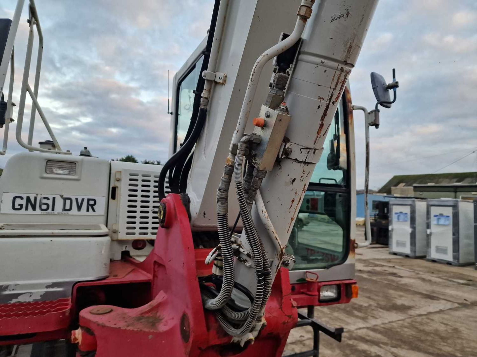 2011 Takeuchi TB175W Wheeled Excavator, Blade, Offset, CV, Hill Hydraulic QH, Piped, Aux. Piping, A/ - Image 72 of 87