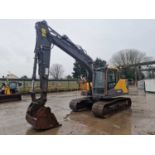 2018 Volvo EC140EL, 700mm Steel Tracks, CV, Hill Hydraulic QH, Piped, Reverse & Blind Spot Camera, A