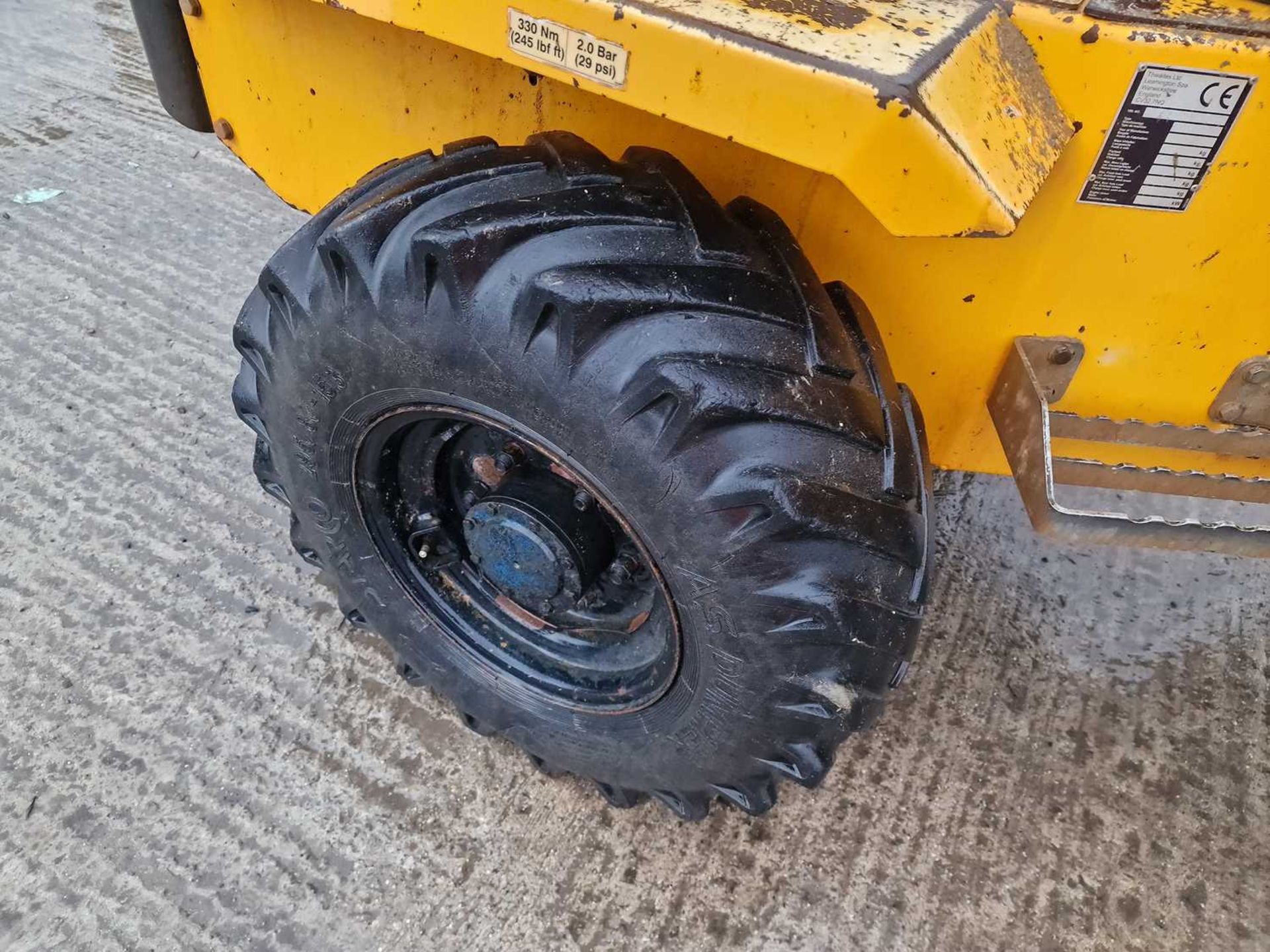 2015 Thwaites 3 Ton Dumper, Roll Bar - Image 11 of 23