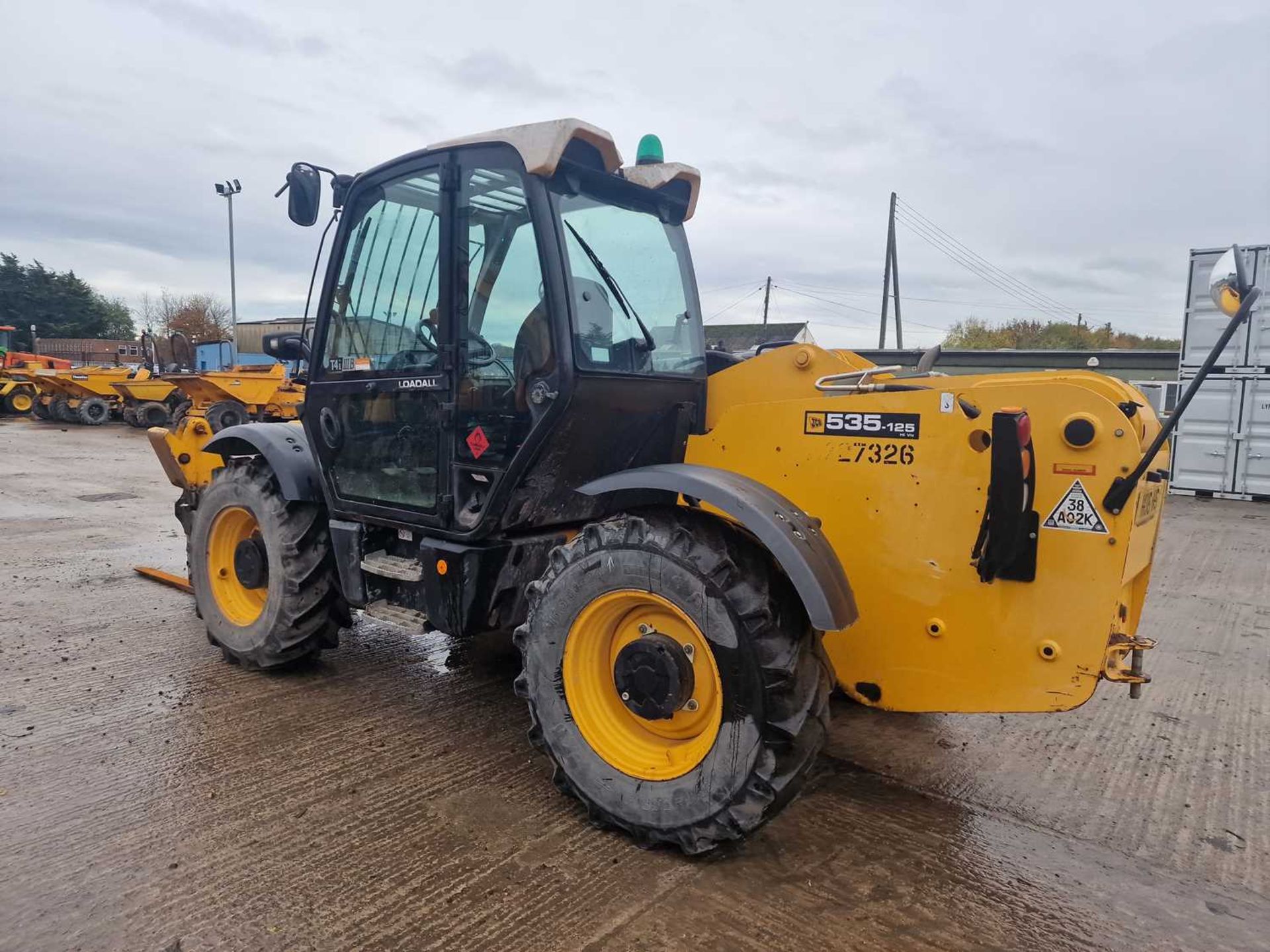 2016 JCB 535-125 Hi Viz Turbo Powershift Telehandler, Reverse Camera, WLI, A/C (EPA Compliant) - Image 27 of 48