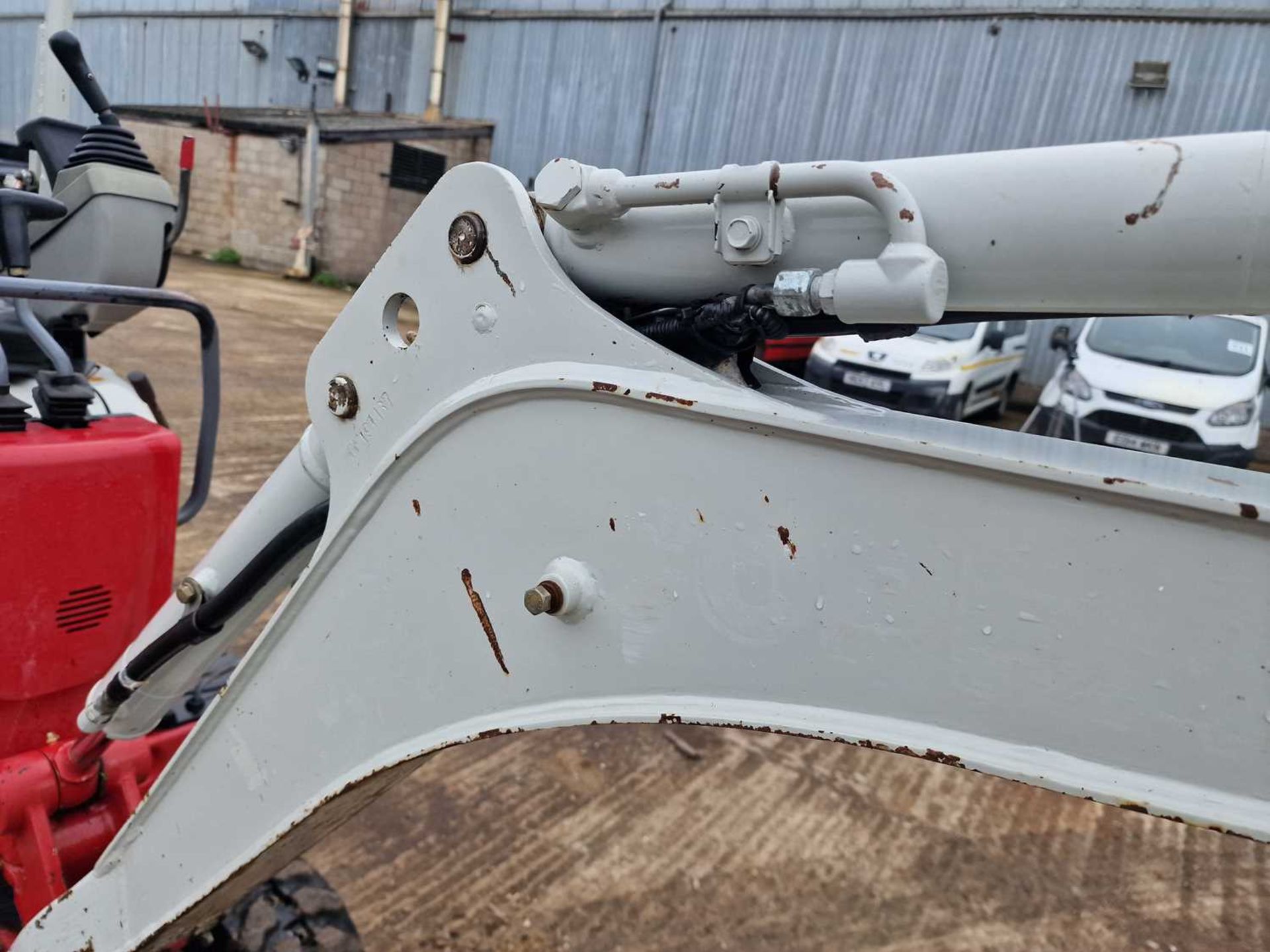 2019 Takeuchi TB210R Rubber Tracks, Blade, Offset, Manual QH, Piped, Expanding Undercarriage, Roll B - Image 45 of 96