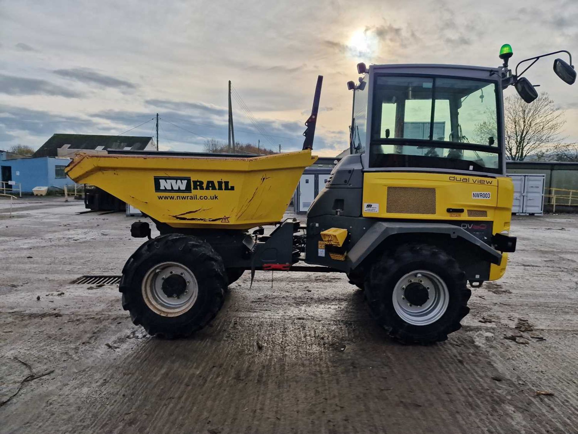 2020 Wacker Neuson DV60 6 Ton Duel View Swivel Skip Dumper, Rotating Operator Station, Reverse & For - Image 3 of 24