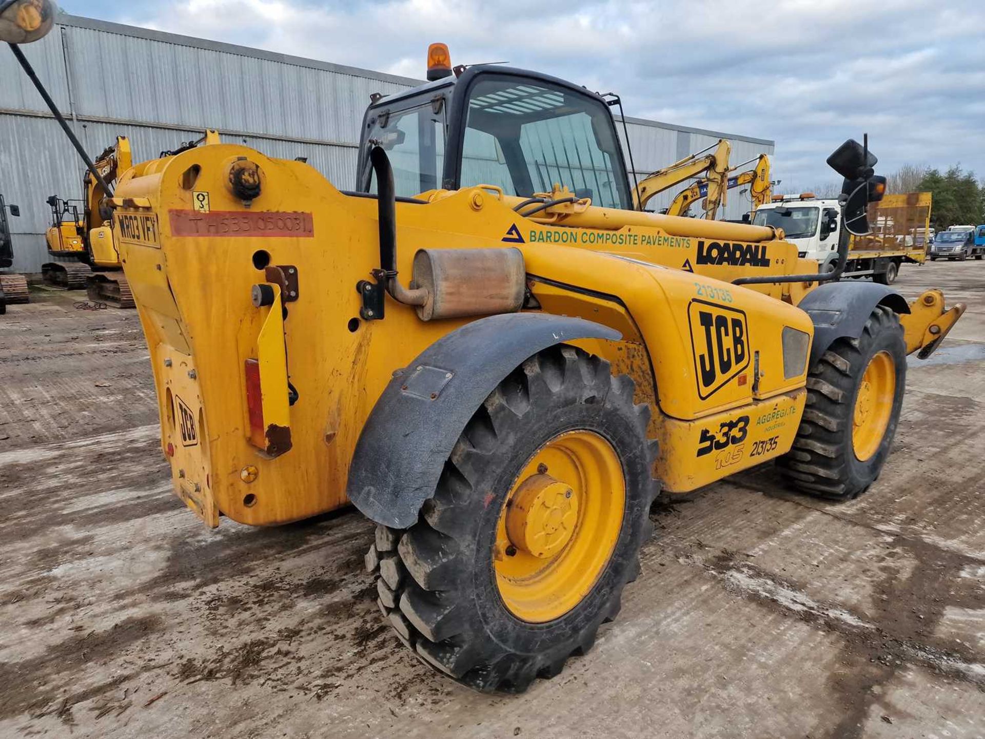 2003 JCB 533-105 Turbo Powershift Telehandler, WLI, Forks (EPA Compliant) - Image 51 of 69