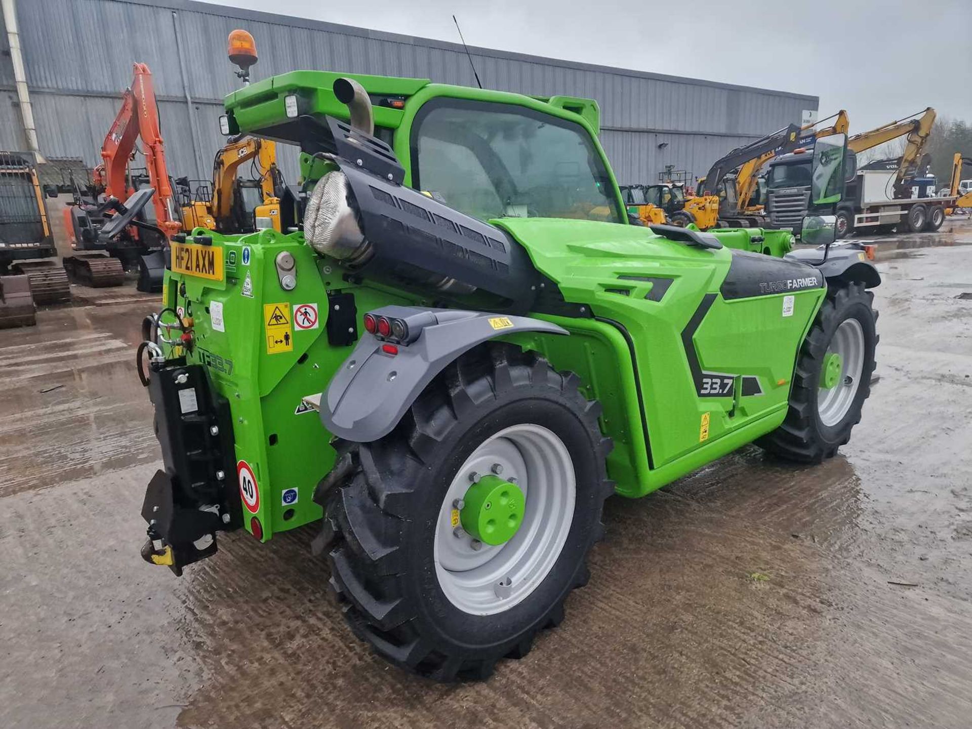 2021 Merlo TF33.7-115 Turbo Framer Telehandler, Joystick Controls, Boom Suspension, PUH, QH, WLI, A/ - Image 5 of 24