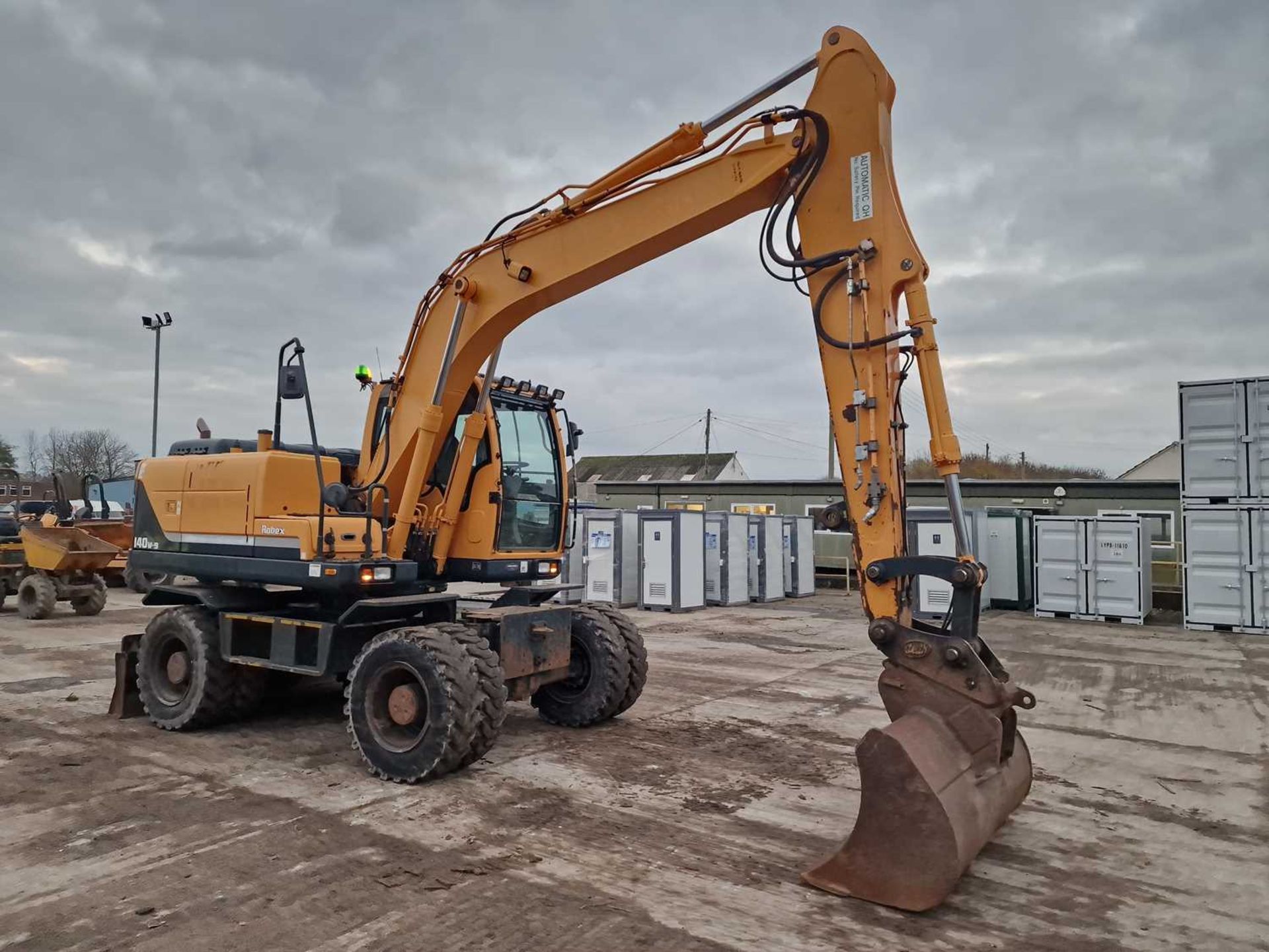 2013 Hyundai R140W-9 Wheeled Excavator, Blade, CV, Geith Hydraulic QH, Piped, Aux. Piping, Reverse C - Image 41 of 68