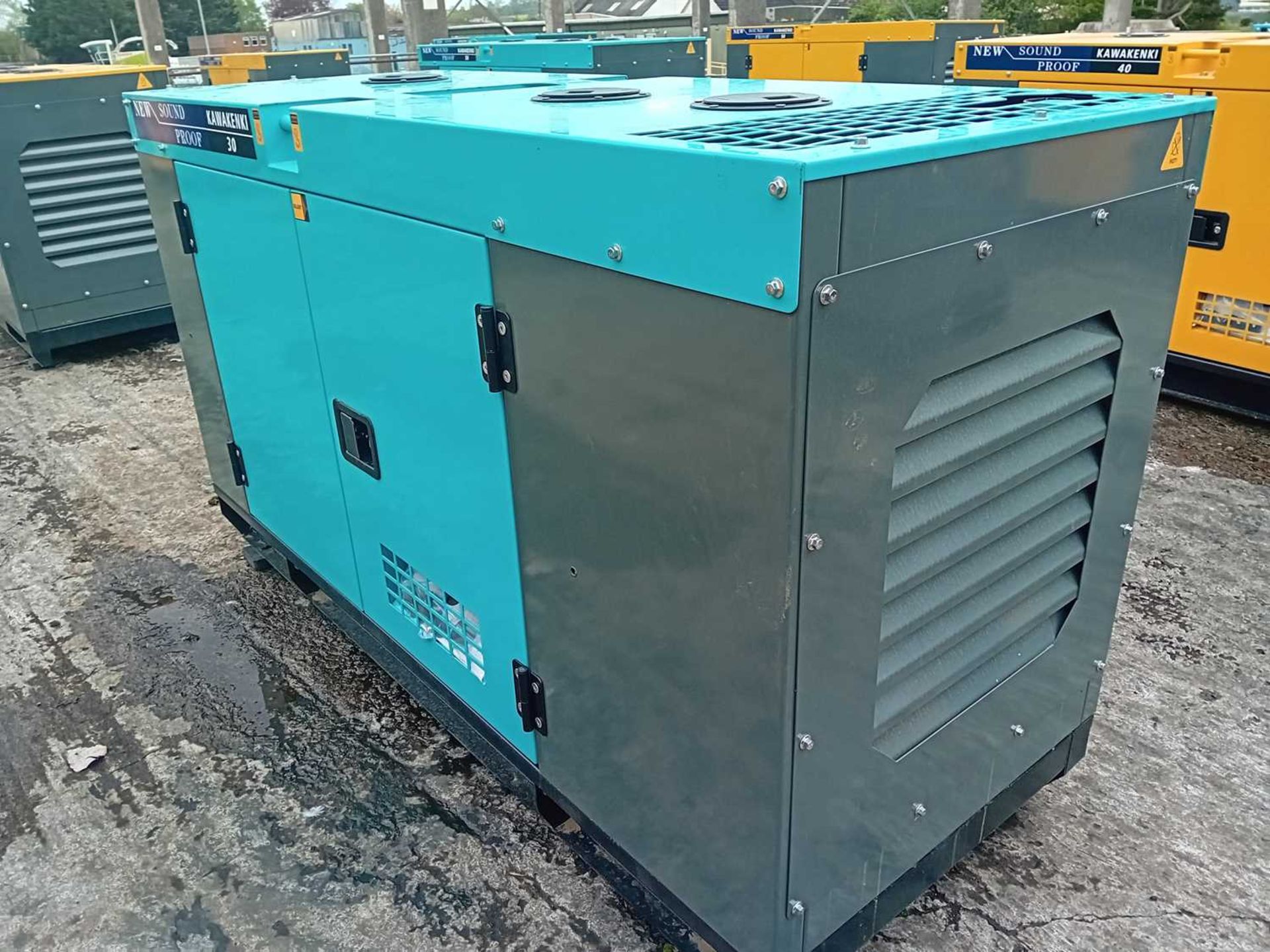 Unused 2023 Kawakenki KK30-III-SSS 30KvA Generator - Image 2 of 12